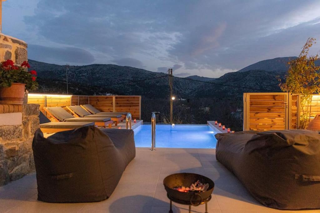 Lasithi Luxury Villa Mesa Lasithi Kültér fotó