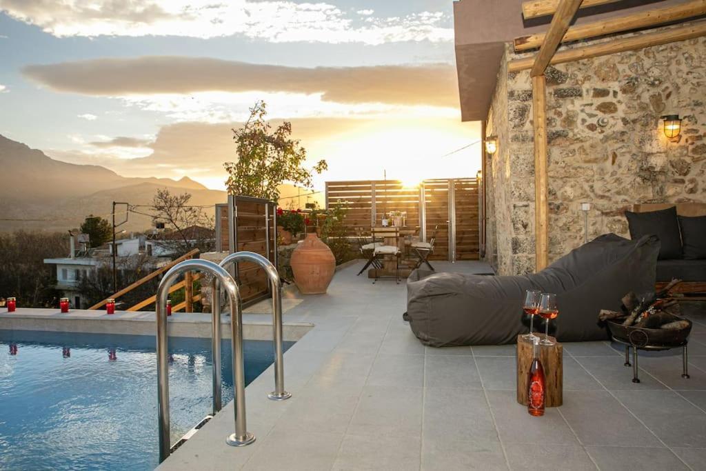 Lasithi Luxury Villa Mesa Lasithi Kültér fotó